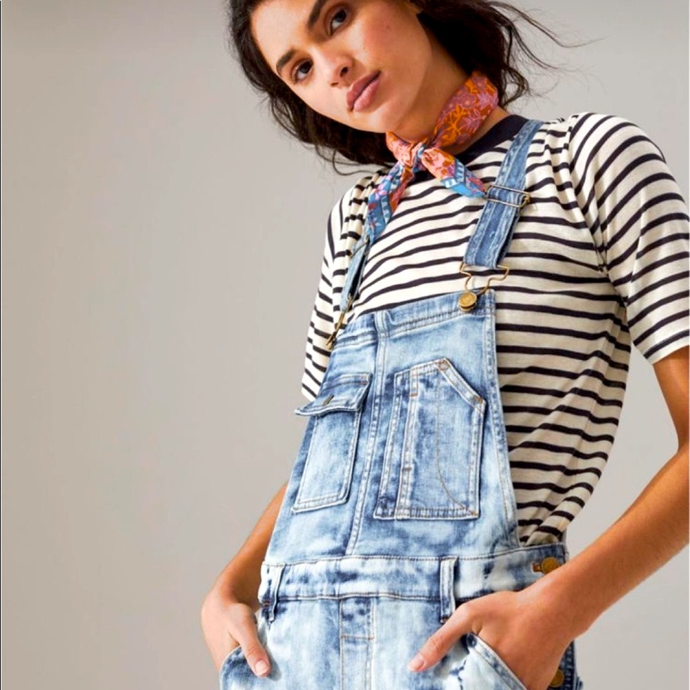 90s Inspired Denim Overall Dress